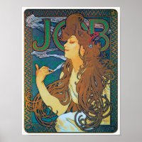 JOB, Mucha Poster