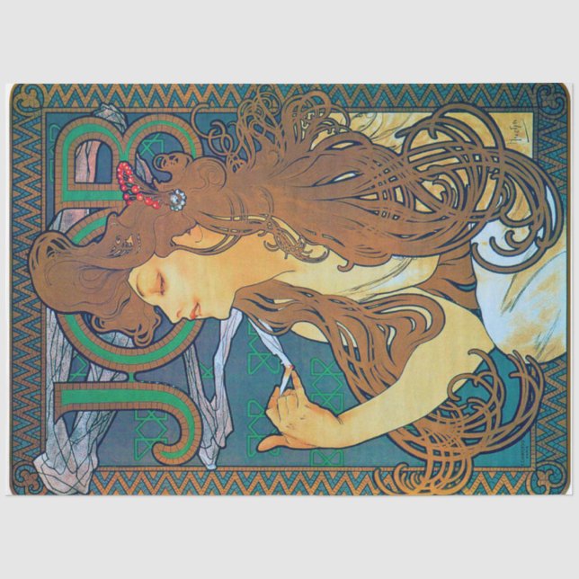 JOB, Mucha Tissue Paper (Front)