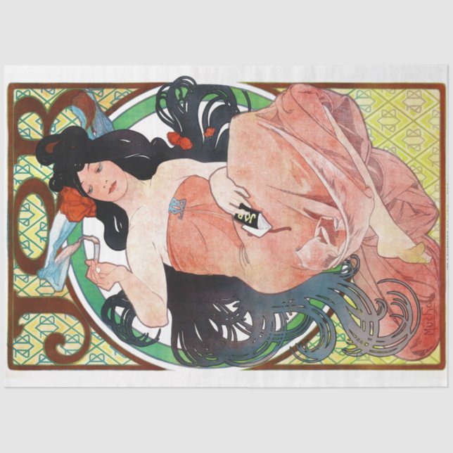 JOB, Mucha Tissue Paper (Front)