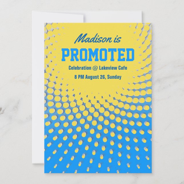 Job Promotion Party Invitation (Front)