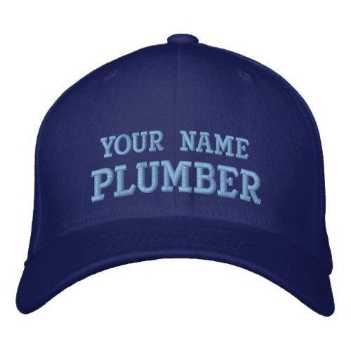 Job Tees Personal Name Plumber Hat