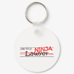 Job Title Ninja - Lawyer Keychain