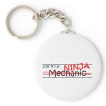 Job Title Ninja - Mechanic Keychain