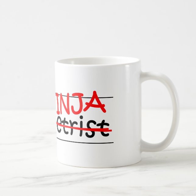 Job Title Ninja - Optometrist Coffee Mug (Right)