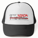 Job Title Ninja - Programmer Trucker Hat