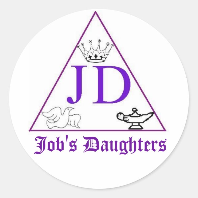 Job's Daughters Stickers (Front)