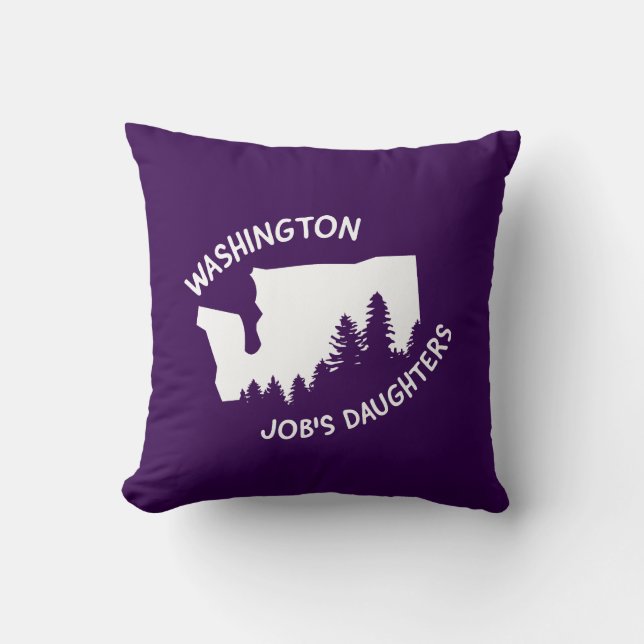 Job's Daughters Washington - Pillow (Front)