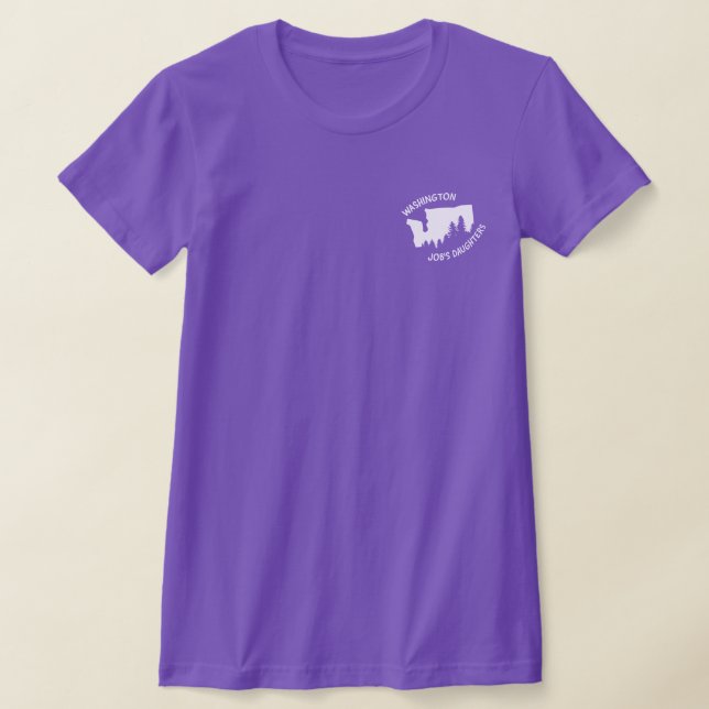 Job's Daughters Washington T-shirt (Laydown)