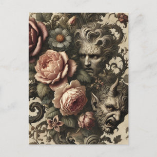 🩸 Jobs for Boys – Gothic Victorian Holiday Postcard