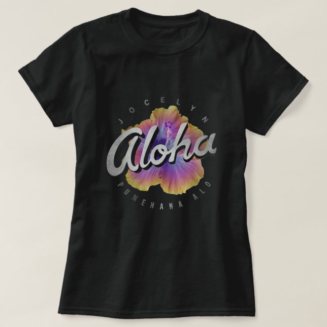 Jocelyn Alo Aloha Official Merch T-Shirt (Design Front)