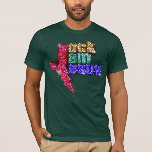 Jock Jam Jesus "Backwoods Hick" Camo T (mens) T-Shirt (Front)