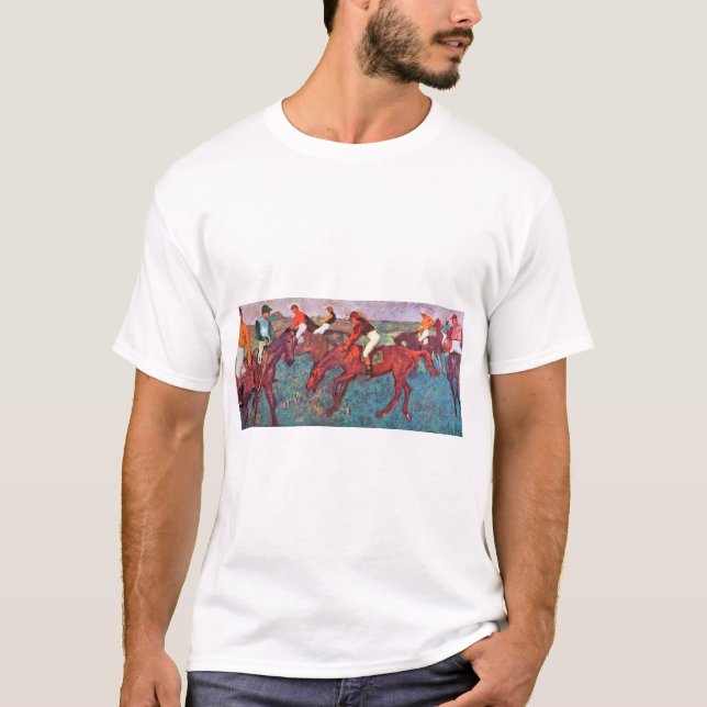 Jockey and Horse, Edgar Degas T-Shirt (Front)