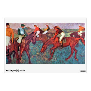 Jockey and Horse, Edgar Degas Wall Decal