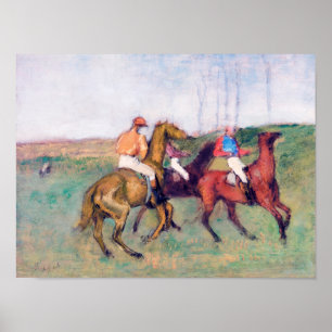 Jockey and Race Horse, Edgar Degas Poster