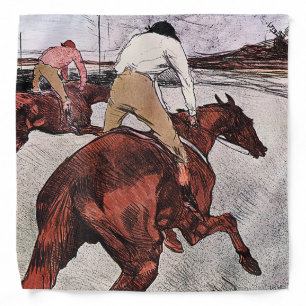 Jockey and Race Horse, Lautrec Bandana