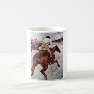 Jockey and Race Horse, Lautrec Coffee Mug