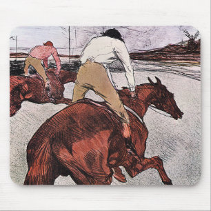 Jockey and Race Horse, Lautrec Mouse Pad