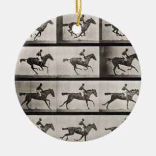 Jockey on a galloping horse, plate 627 from 'Anima Ceramic Ornament