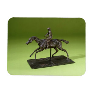 Jockey on a Horse (bronze) Magnet
