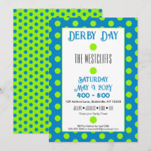 Jockey Silk Dots Green and Blue Derby 