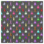 Jockey Silk Pattern on Grey Fabric