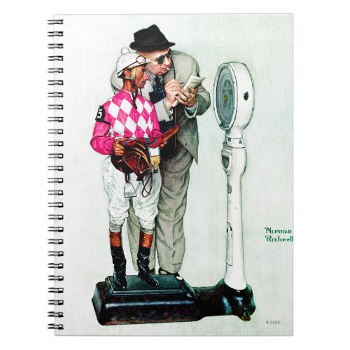 Jockey Weighing In by Norman Rockwell Notebook