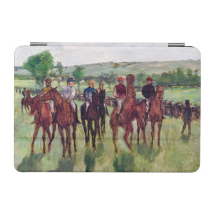 Jockeys and Race Horses, Edgar Degas iPad Mini Cover