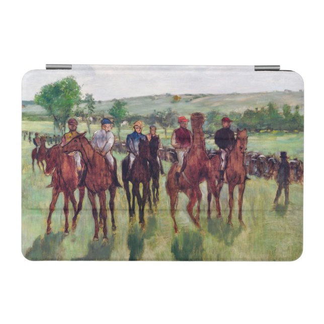 Jockeys and Race Horses, Edgar Degas iPad Mini Cover (Horizontal)