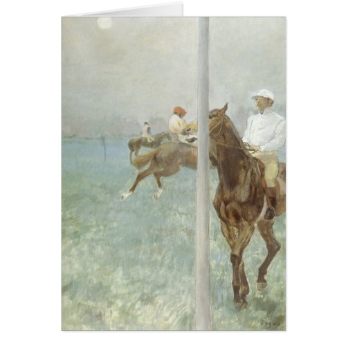 Jockeys Before the Race by Edgar Degas
