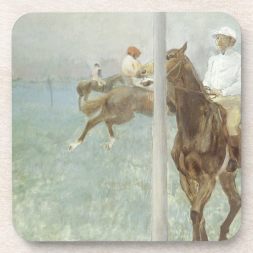 Jockeys Before the Race by Edgar Degas Coaster