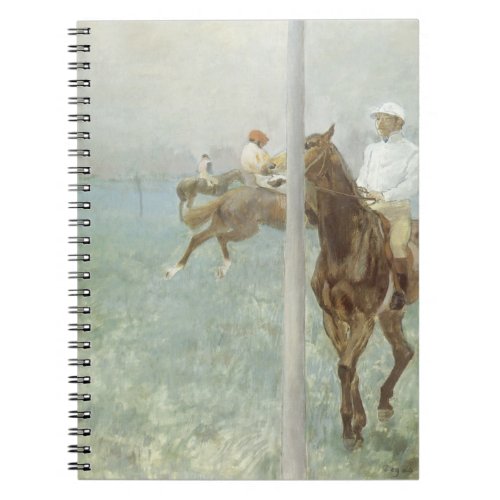 Jockeys Before the Race by Edgar Degas Notebook