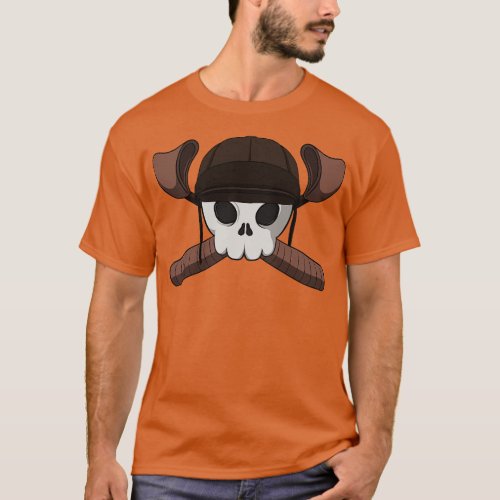 Jockeys crew Jolly pirate flag no cption T_Shirt