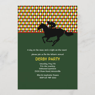 Jockey's Pride Green Invitation