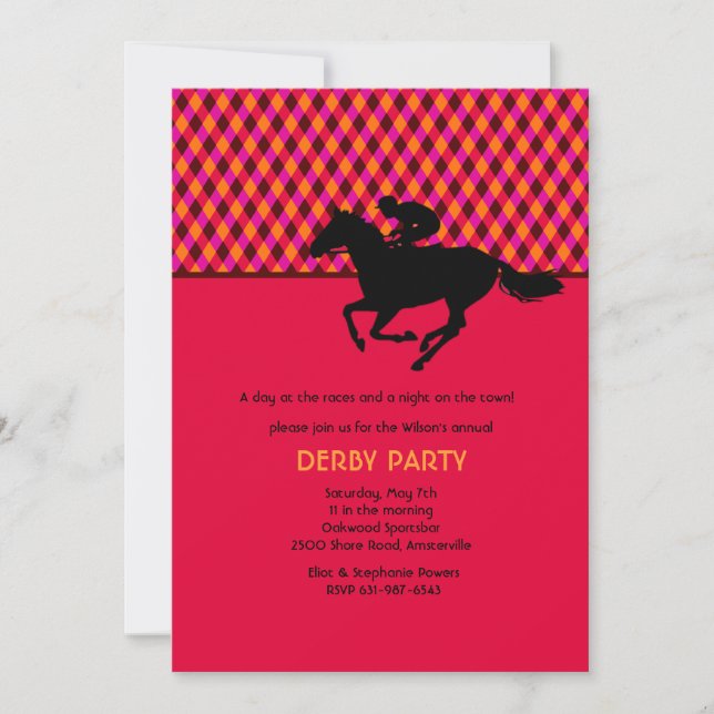 Jockey's Pride Invitation (Front)