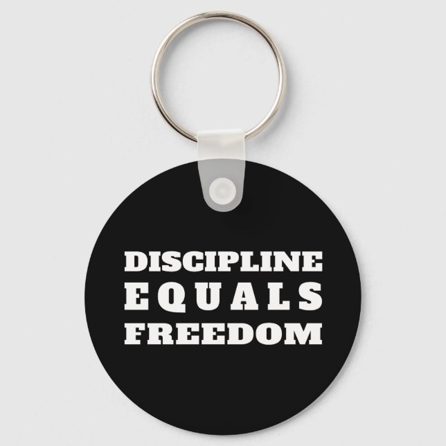 Jocko Willink Discipline Equals Freemdom Keychain (Front)