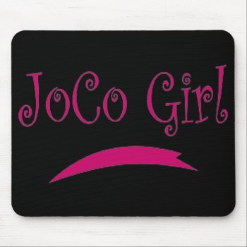 Joco Girl Mousepad by Baysideimages at Zazzle