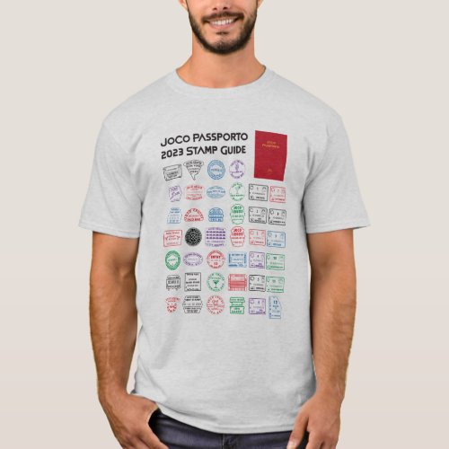 JoCo Passporto 2023 Stamp Guide T_shirt