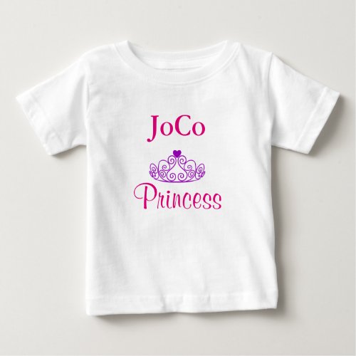 JoCo Princess Tiara Baby T_Shirt