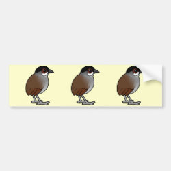 Jocotoco Antpitta Bumper Sticker