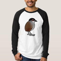 Jocotoco Antpitta Men's Canvas Long Sleeve Raglan T-Shirt