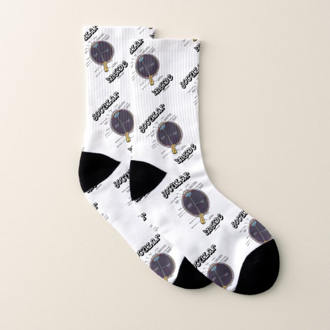 Jocular Eye (I) Inside Human Eyeball Anatomy Socks (Pair)