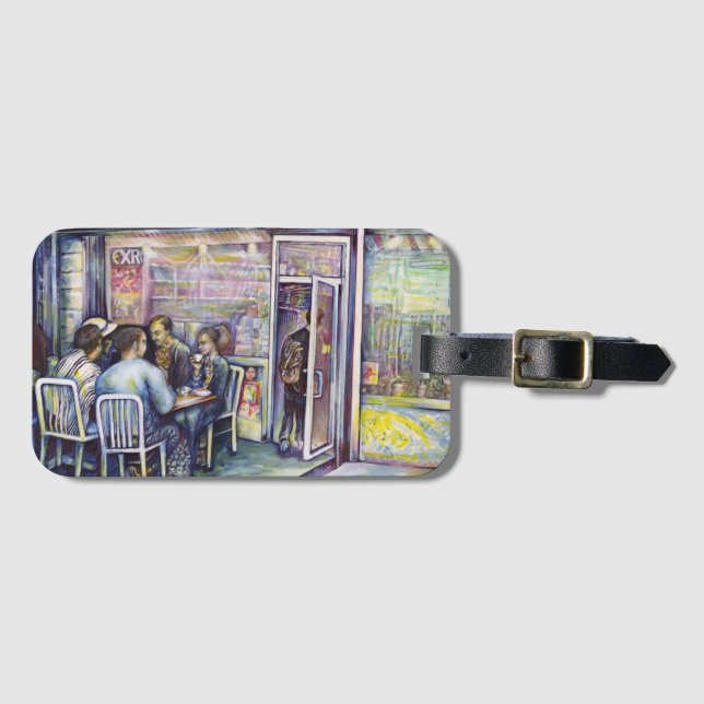 Jocund Luggage Tag (Front Horizontal)