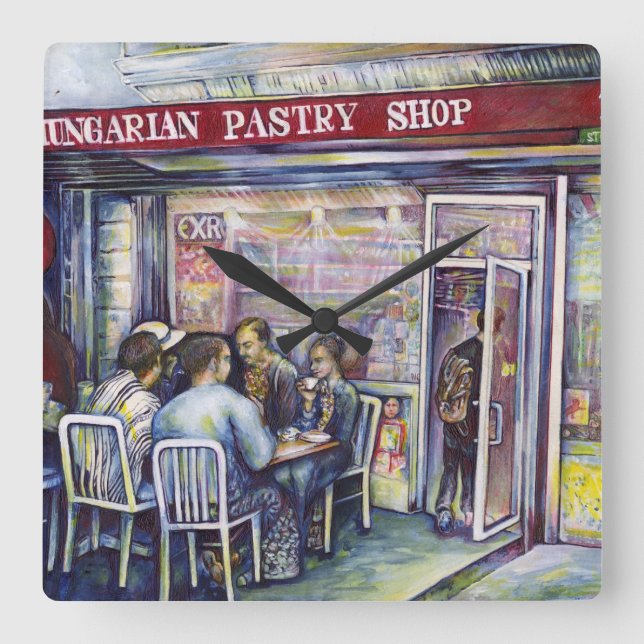 Jocund Square Wall Clock (Front)