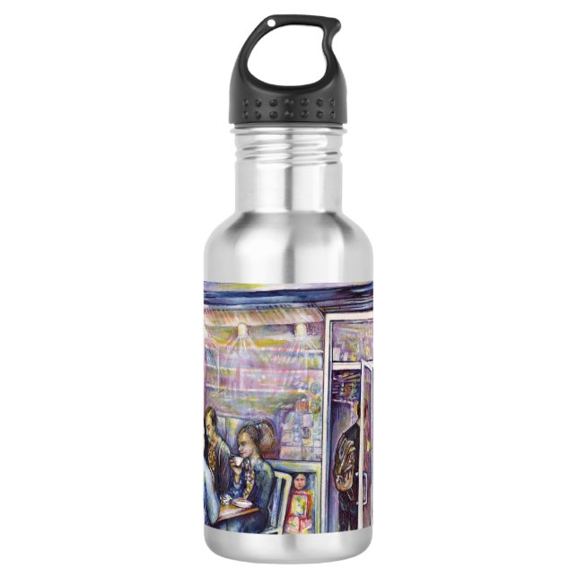 Jocund Stainless Steel Water Bottle (Front)