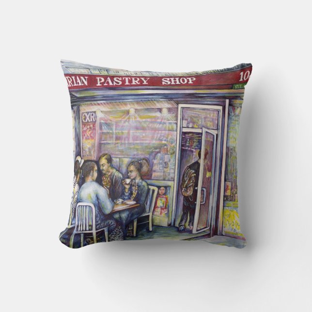 Jocund Throw Pillow (Front)