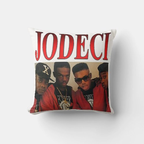 JODECI 90S R_B FUNK Top Tee  Throw Pillow