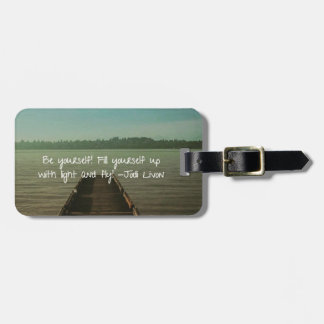 Jodi Livon Affirmations - Be Yourself Luggage Tag