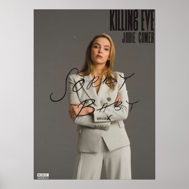 Jodie Comer in Killing Eve Character Poster (Front)