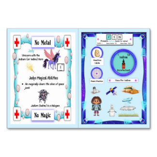 Jody - Jodium (Iodine) Horn Unicorn Trading Card