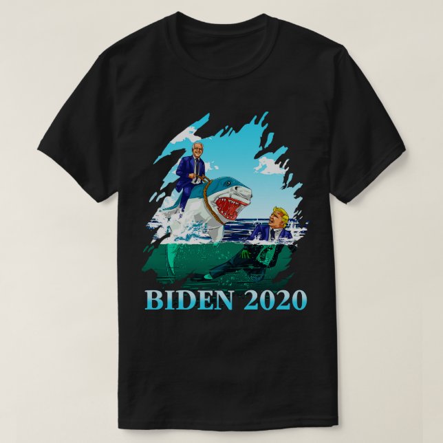 Joe 2020 Afraid Of Sharks T-Shirt (Design Front)